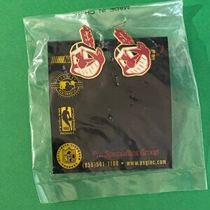 1999 Cleveland Indians MLB "Chief Wahoo" Stud Earrings